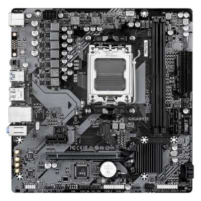 Материнская плата Gigabyte B840M-H, AM5, AMD B840, 2xDDR5, 4xSATA, 1xM.2, 1xPCIe 4.0 x16, 1xPCIe x1, 1xHDMI, 1xDP, 1x1Gb LAN, 1xUSB-A 10Gbps, 1xUSB-A 5Gbps, 4xUSB-A 2.0, 1xPS/2, 3x3.5 мм, 7.1, mATX