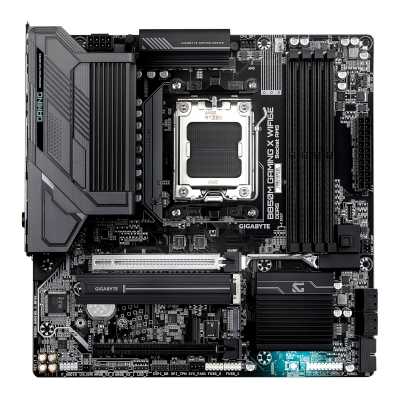 Материнская плата Gigabyte B850M GAMING X WIFI6E, AM5, AMD B850, 4xDDR5, 4xSATA, 2xM.2, 1xPCIe 5.0 x16, 1xPCIe 3.0 x4, HDMI, 2xDisplayPort, 1x2.5Gb LAN, USB Type-C, 3x3.5 мм, 7.1, microATX