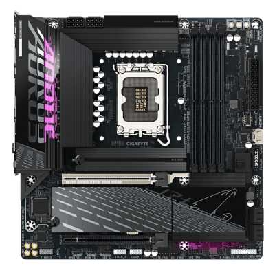 Материнская плата Gigabyte B860M AORUS ELITE WIFI6E, LGA 1851, Intel B860, 4xDDR5, 4xSATA, 3xM.2, 1xPCIe 5.0 x16, 1xPCIe 4.0 x4, 1xHDMI, 1xDP, 1xUSB4 Type-C, 1x 2.5Gb LAN, 4xUSB-A 3.2 Gen 1, 2xUSB-A 3.2 Gen 2, 4xUSB-A 2.0, 7.1, mATX