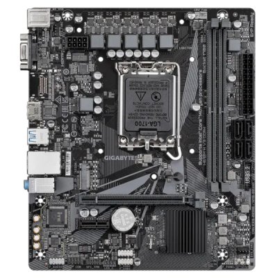 Материнская плата Gigabyte H610M H V3 DDR4, LGA 1700, Intel H610, 2xDDR4, 4xSATA, 1xM.2, 1xPCIe 4.0 x16, 1xPCIe x1, 1xHDMI, 1x 1Gb LAN, 2xUSB-A 3.2 Gen 1, 4xUSB-A 2.0, 3x 3.5 мм, 7.1, mATX