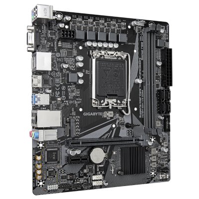 Материнская плата Gigabyte H610M S2H V3 DDR4, LGA 1700, Intel H610, 2xDDR4, 4xSATA, 1xM.2, 1xPCIe 4.0 x16, 1xPCIe x1, 1xHDMI, 1xDP, 1xVGA, 1x 1Gb LAN, 2xUSB-A 3.2 Gen 1, 4xUSB-A 2.0, 3x 3.5 мм, 7.1, mATX