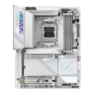 Материнская плата Gigabyte X870E AORUS PRO ICE, AM5, AMD X870E, 4xDDR5, 4xSATA, 4xM.2, 1xPCI-E 5.0 x16, 1xPCI-E 4.0 x4, 1xPCI-E 3.0 x4, 1xHDMI, 2xUSB-C, 1x 2.5Gb LAN, 2xUSB-A 3.2 Gen 2, 3xUSB-A 3.2 Gen 1, 2xUSB-A 2.0, 2x3.5 мм, TOSLINK, 7.1, 2xUSB4, 4xUSB