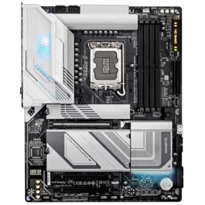Материнская плата GIGABYTE Z890 GAMING X WIFI7, LGA1851, Intel Z890, 4xDDR5, 4xSATA, 4xM.2, 1xPCIe 5.0 x16, DisplayPort, USB Type-C, 1x2.5Gb LAN, 2x3.5 мм, 7.1, ATX