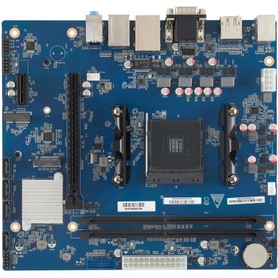 Материнская плата iRU A520M-VHDi/M.2, AM4, AMD A520, 2xDDR4, 4xSATA, 1xM.2, 1xPCIe 3.0 x16, 1xPCIe x1, 1xHDMI, 1xD-Sub, 1xDP, 1x1Gb LAN, 2xUSB-A 2.0, 4xUSB-A 3.2, 5.1, mATX