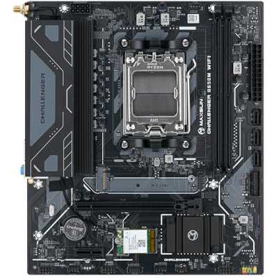 Материнская плата Maxsun MS-Challenger B650M V2, AM5, AMD B650, 2xDDR5, 3xSATA, 1xM.2, 1xPCIe 4.0 x16, 1xPCIe 3.0 x1, 1xDP, 1xHDMI, 1xRJ45, 4xUSB-A 5Gbps, 2xUSB-A 2.0, 3x3.5 мм, 5.1, mATX