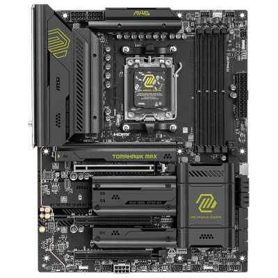 Материнская плата MSI MAG B850 TOMAHAWK MAX WIFI, AM5, AMD B850, 4xDDR5, 4xSATA, 4xM.2, 3xPCI-E x16, 1xHDMI, 1x5Gb LAN, 2xUSB-A 5Gbps, 4xUSB-A 2.0, 3xUSB-C 10Gbps, 7.1, Wi-Fi 7, Bluetooth 5.4, ATX