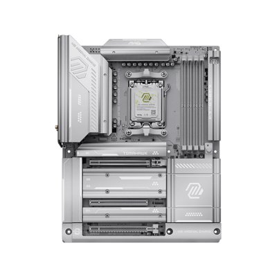 Материнская плата MSI MAG X870E TOMAHAWK MAX WIFI PZ, AM5, AMD X870E, 4xDDR5 (до 256 ГБ), 4xSATA, 4xM.2 (2xPCIe 5.0, 2xPCIe 4.0), 1xPCIe 5.0 x16, 1xPCIe 4.0 x16, 1xPCIe 3.0 x16, 1xHDMI, 1x5Gb LAN, Wi-Fi 7, Bluetooth 5.4, 2xUSB-C 40Gbps (USB4), 1xUSB-C 10G