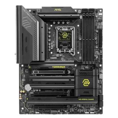Материнская плата MSI MAG Z890 TOMAHAWK WIFI, LGA 1851, Intel Z890, 4xDDR5, 4xSATA, 4xM.2, 1xPCIe 5.0 x16, 2xPCIe 4.0 x4, 1xHDMI, 2xUSB-C Thunderbolt 4, 1xUSB-C 3.2 Gen 2, 3xUSB-A 3.2 Gen 2, 4xUSB-A 3.2 Gen 1, 1x 5Gb LAN, 2x3.5 мм, 7.1, ATX