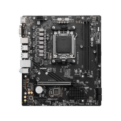 Материнская плата MSI PRO A620M-B, AM5, AMD A620, 2xDDR5, 4xSATA, 1xM.2 (PCIe 4.0 x4), 1xPCIe 4.0 x16, 1xPCIe 3.0 x1, 1xHDMI, 1xVGA, 1x2.5Gb LAN, 6xUSB-A 5Gbps, 6xUSB-A 2.0, 3x3.5 мм, 7.1, mATX