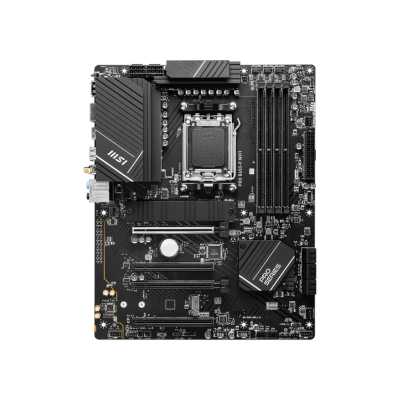 Материнская плата MSI PRO B650-P WIFI, AM5, AMD B650, 4xDDR5, 6xSATA, 2xM.2 (PCIe 4.0), 2xPCIe 4.0 x16, 2xPCIe 3.0 x16, 1xHDMI, 1xDP, 1x2.5Gb LAN, Wi-Fi, Bluetooth, 1xUSB-C 20Gbps, 3xUSB-A 10Gbps, 4xUSB-A 5Gbps, 3x3.5 мм, 7.1, чёрный, ATX
