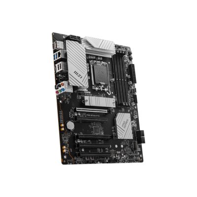 Материнская плата MSI PRO B760-P II, LGA 1700, Intel B760, 4xDDR5, 4xSATA, 2xM.2, 1xPCI-E 4.0 x16, 1xPCI-E 4.0 x4, 3xPCI-E 3.0 x1, 1xHDMI, 1xDP, 1xRJ45 2.5Gb, 1xUSB-C 3.2 Gen 2, 2xUSB-A 3.2 Gen 1, 2xUSB-A 2.0, 5x3.5мм, TOSLINK, 7.1, Standard-ATX