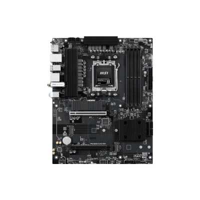 Материнская плата MSI PRO B850-S EVO WIFI, AM5, AMD B850, 4xDDR5 (до 256 ГБ), 4xSATA, 3xM.2 (1xPCIe 5.0, 2xPCIe 4.0), 1xPCIe 5.0 x16, 1xPCIe 4.0 x16, 1xHDMI, 1xDP, 1x5Gb LAN, Wi-Fi 7, Bluetooth 5.4, 1xUSB-C 10Gbps, 2xUSB-A 10Gbps, 2xUSB-A 5Gbps, 4xUSB-A 2