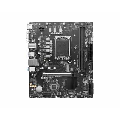 Материнская плата MSI PRO H610M-E DDR4, LGA 1700, Intel H610, 2xDDR4, 4xSATA, 1xM.2, 1xPCIe 4.0 x16, 1xPCIe 4.0 x1, 1xHDMI, 1xVGA, 1xRJ45 1Gb, 2xUSB-A 3.2 Gen 1, 4xUSB-A 2.0, 3x3.5мм, 7.1, mATX