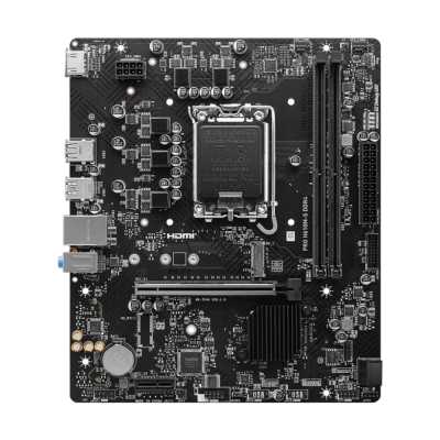 Материнская плата MSI PRO H610M-S DDR4, LGA 1700, Intel H610, 2xDDR4, 2xSATA, 1xM.2, 1xPCIe 4.0 x16, 1xPCIe 3.0 x1, 1xHDMI, 1x1Gb LAN, 4xUSB 2.0, 2xUSB 3.2 Gen 1, 3x3.5 мм, 7.1, Micro-ATX