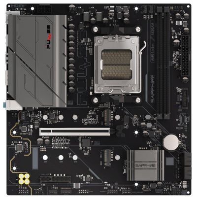 Материнская плата Sapphire A620AM PULSE A620, AM5, 2*DDR5, 1*PCIEx16, 1*PCIEx4, 2*M.2, 4*USB3.2Gen1, 6*USB2.0, 4*SATA3.0, 1G, DP, HDMI, M-ATX, RTL