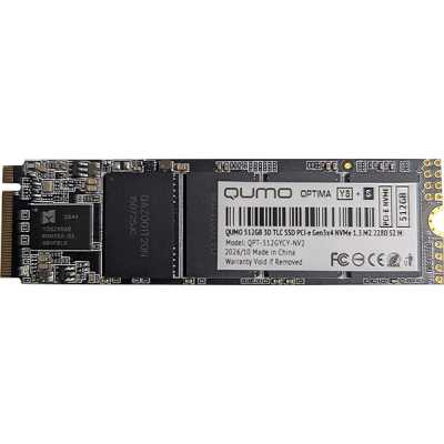 Накопитель SSD QUMO Optima M2 NVMe 512GB TLC 3D (GYCY)