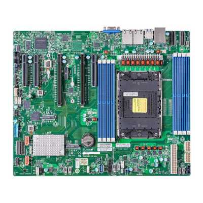 Материнская плата серверная Supermicro X13SEI-F-B, сокет LGA 4677, 8xDDR5, 10xSATA, 2xM.2, 2xPCI-E 5.0 x16, 3xPCI-E x8, 2xGigabit Ethernet, 2xUSB 2.0, 2xUSB 3.2 Gen 1, VGA, EATX