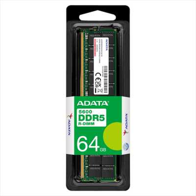 Оперативная память ADATA AD5R560064G40-SHYA, DDR5, 64Gb (1x64 Gb), 5600 MHz, CL46, RDIMM
