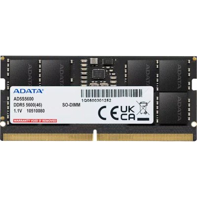 Оперативная память A-Data, DDR5, 16GB (1x16 GB), 5600 MHz, CL46, SO-DIMM