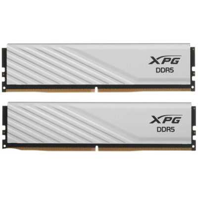 Оперативная память ADATA 16Gb DDR5 5600 DIMM XPG Lancer Blade White RGb CL 46, Intel XMP 3.0 / AMD EXPO