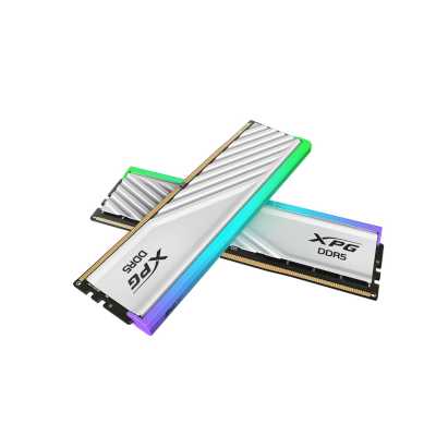 Оперативная память ADATA XPG Lancer Blade RGB, DDR5, 32GB (2x16GB), 6000 MHz, CL48, с радиатором, RGB, белый
