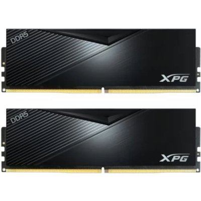 Оперативная память XPG Lancer, DDR5, 32GB (2x16GB), 6400MHz, CL32, DIMM, с радиаторами, черный
