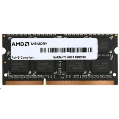Оперативная память AMD Radeon R5, DDR3L, 4GB (1x4GB), 1600MHz, CL11, SO-DIMM, OEM