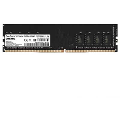 Оперативная память ExeGate, DDR4, 16GB (1x16 GB), 2666 MHz, CL19, DIMM, OEM