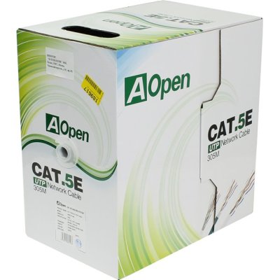 Кабель Aopen/Qust Light UTP 4 пары кат.5е (бухта 305м) p/n: ANC514-40