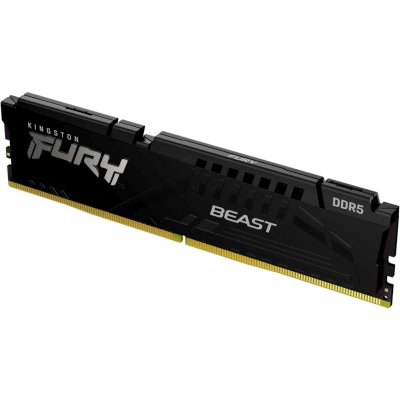 Оперативная память Kingston Fury Beast, DDR5, 32Gb (1x32 GB), 5600 MHz, CL36, DIMM, радиатор, черный