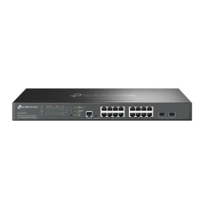 Коммутатор TP-Link SG3218XP-M2 (L2+) 16x2.5Гбит/с 2xКомбо(10GBase-T/SFP+) 2SFP+ 8PoE+ 240W управляемый