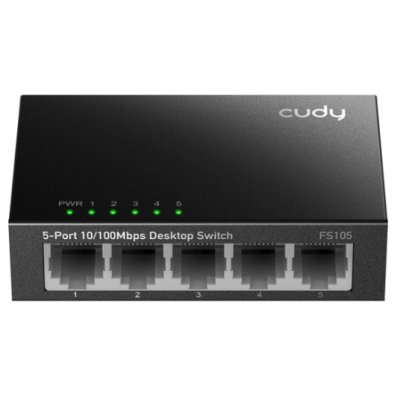 Коммутатор Cudy FS105, 5×100 Мбит/с