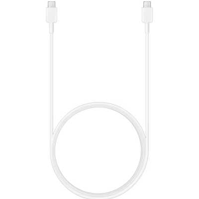 Кабель Samsung EP-DX310, USB Type-C (m) - USB Type-C (m), 1.8м, 3A, белый (EP-DX310JWEGEU)