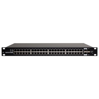 Коммутатор UBIQUITI ES-48-500W 48-портовый коммутатор с раздачей 24 В или 48 В на всех портах! Суммарно выдаваемая мощность на портах 500 Вт!