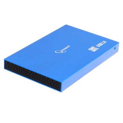 Внешний корпус 2.5" Gembird EE2-U3S-56, синий металлик, USB 3.0, SATA, алюминий