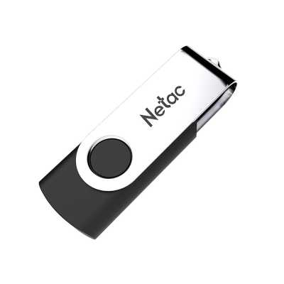Флеш Диск Netac 16GB U505 NT03U505N-016G-20BK USB2.0 черный/серебристый