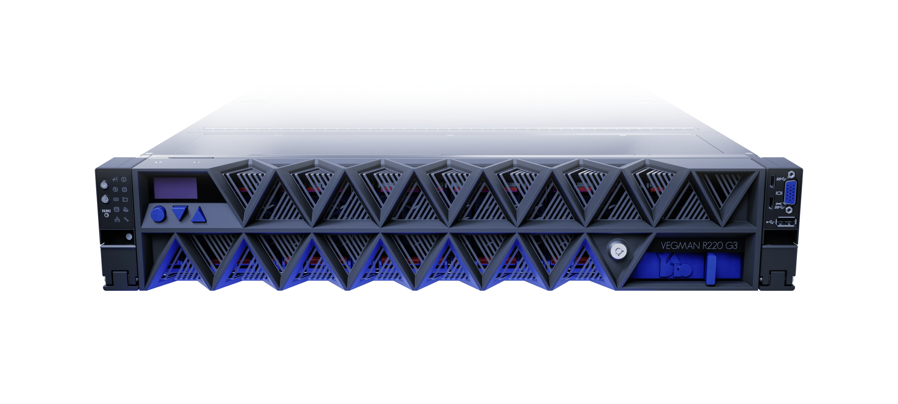 Сервер VEGMAN 2U R220-G3/12xLFF/1x4410Y/1x16GB-DDR5-5600/1x960GB-NVMe-1DWPD/Riser-C/2x1200W/1Y-Basic-T1