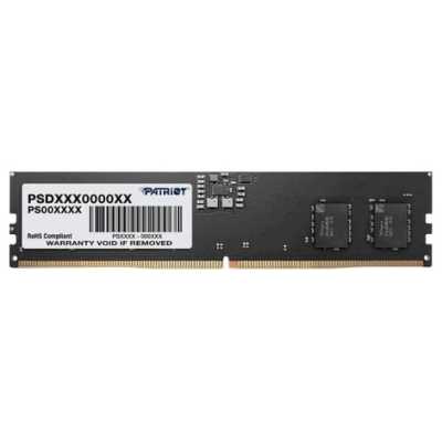 Оперативная память Patriot Signature, DDR5, 16GB (1x16 GB), 5200 MHz, CL42, DIMM