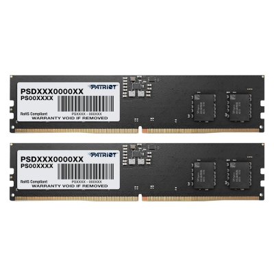 Оперативная память Patriot Signature, DDR5, 32GB (2x16 GB), 5600 MHz, CL46, DIMM