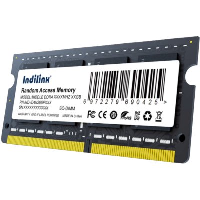 Оперативная память Indillinx, DDR4, 8GB (1x8 GB), 3200 MHz, CL22, SO-DIMM