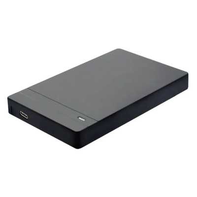 Внешний корпус для HDD/SSD AgeStar 31UB2P3C SATA пластик черный hotswap 2.5"