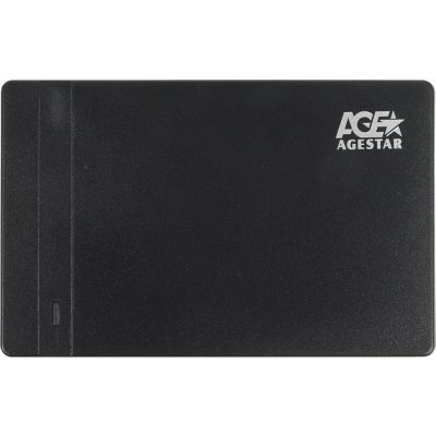 Внешний корпус для HDD AgeStar 3UB2P3 SATA III пластик черный 2.5"