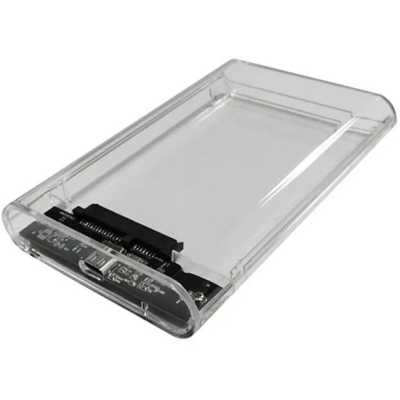Внешний корпус для HDD/SSD AgeStar 3UB2P6C SATA III USB3.0 пластик прозрачный 2.5"