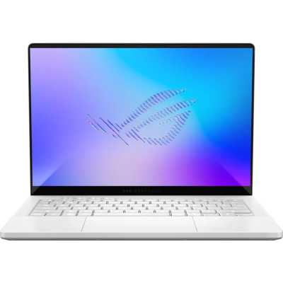 Ноутбук Asus ROG Zephyrus G14 GU405AR-SY018 Core Ultra 9 386H 32Gb SSD1Tb NVIDIA GeForce RTX5070Ti 12Gb 14" OLED 3K (2880x1800) без ОС white WiFi BT Cam Bag (90NR0P93-M000X0)