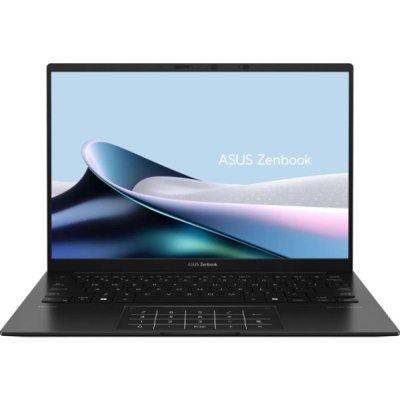 Ноутбук Asus Zenbook 14 UM3406GA-QD132 Ryzen AI 5 430 16Gb SSD512Gb AMD Radeon 840M 14" OLED WUXGA (1920x1200) без ОС black WiFi BT Cam Bag (90NB17R1-M006K0)