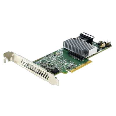 RAID-контроллер Broadcom 9361-8i(2G) SGL (LSI00462/05-25420-17004/03-25420-08D) PCIe 3.0 x8 LP, SAS/SATA 12G, RAID 0,1,5,6,10,50,60, 8port (2*int SFF8643), Cache 2Gb, 3108ROC, RTL (R8i) 5, (003563)