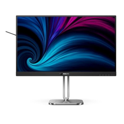 Монитор 27" Philips 27B2U6903 IPS 3840x2160, 75 Гц, 4 мс, 16:9, 350 кд/м², 2xHDMI 2.0, DP 1.4, Thunderbolt 4, USB-C (90 Вт), USB Hub (6x USB 3.2), RJ45, 3.5 Jack, динамики (2x3 Вт), HDR10, Adaptive-Sync, VESA 100x100, черный/серебристый