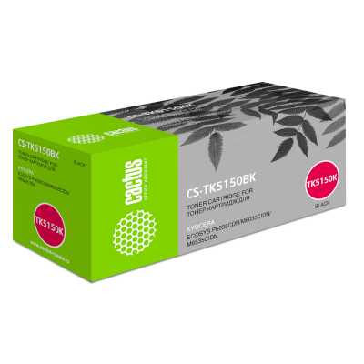 Картридж лазерный Cactus CS-TK5150BK TK-5150BK черный (12000стр.) для Kyocera Ecosys M6035cidn/P6035