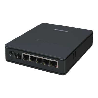 Роутер беспроводной MikroTik hAP ax S (E62IUGS-2AXD5AXT) AX3000 10/100/1000BASE-TX черный