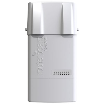 Точка доступа MikroTik RB912UAG-5HPnD-OUT BaseBox 5 (RouterBOARD 912UAG with 600Mhz Atheros CPU, 64MB RAM, 1xGigabit LAN, USB, miniPCIe, built-in 5Ghz 802.11a/n 2x2 two chain wireless with two RP-SMA connectors, Ro